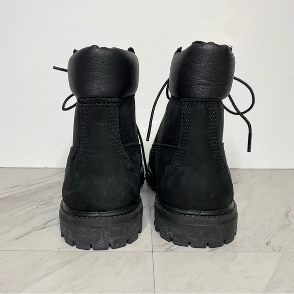 Timberland Black Nubuck Lace Up Boot 9M - Picture 3 of 14